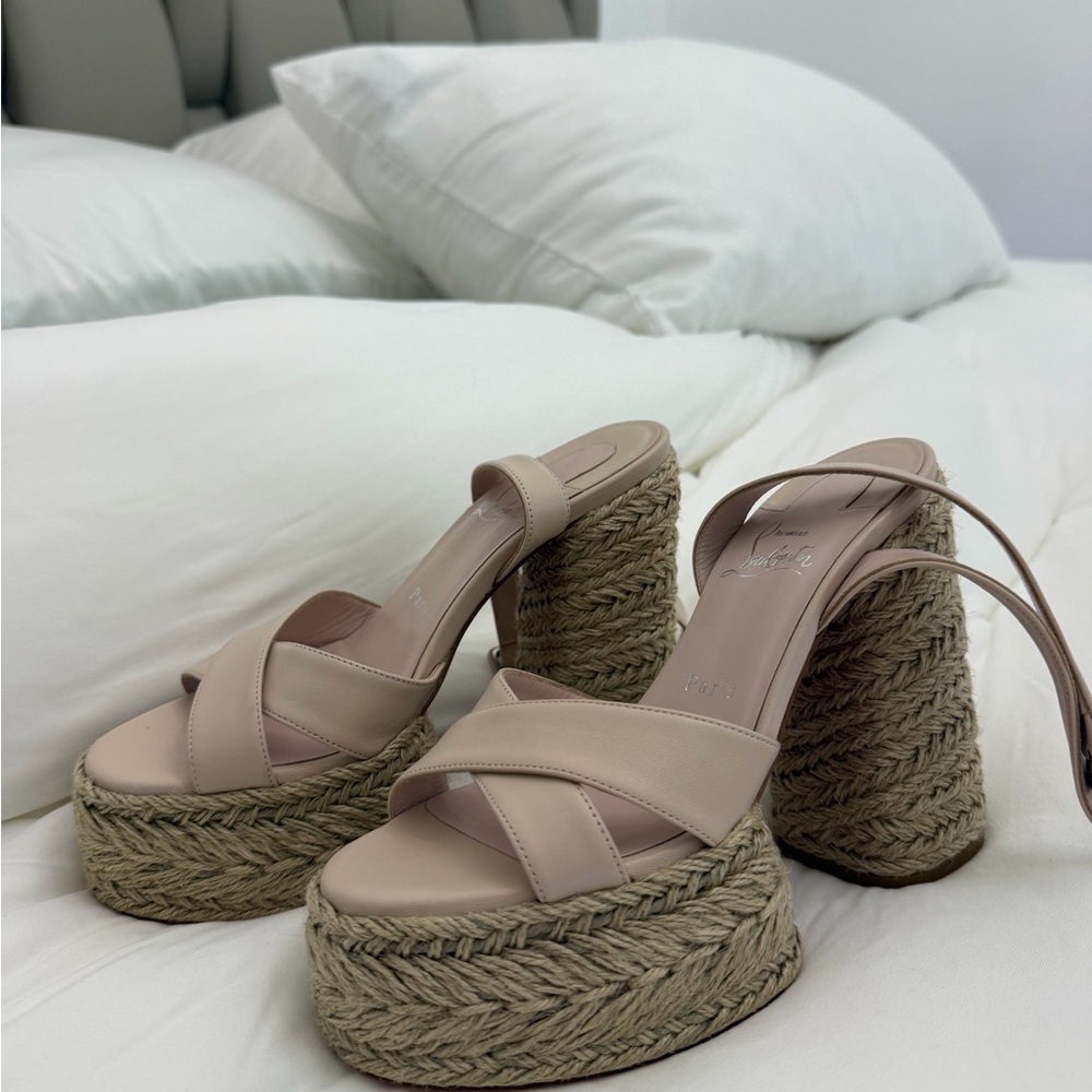 Women’s Nude Platform Espadrille Sandals
